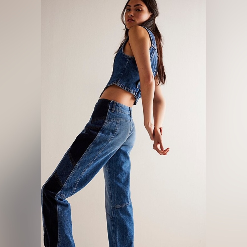 We The Free Moonlit Moto Slim Bootcut Jeans - Picture 3 of 14